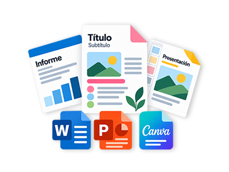 Diseño de plantillas personalizadas para Word, PowerPoint y Canva